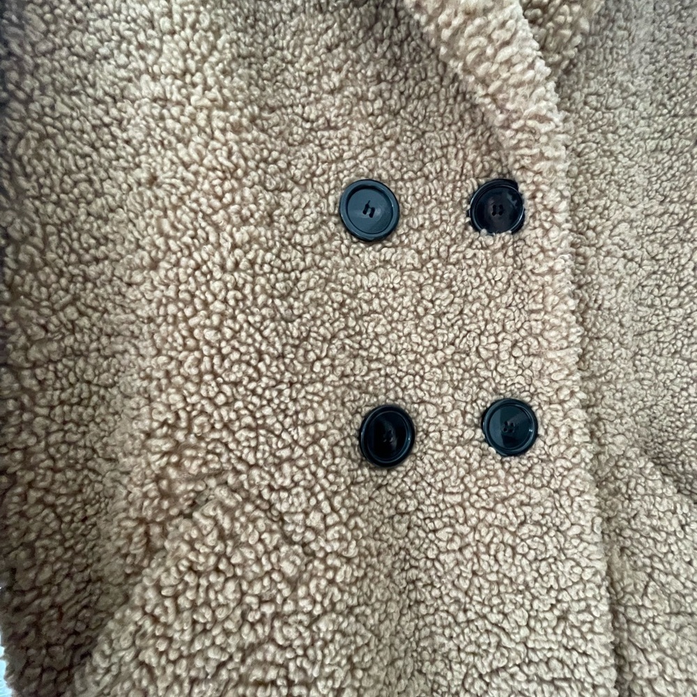 Zara Tan Teddy Jacket - Picture 7 of 9